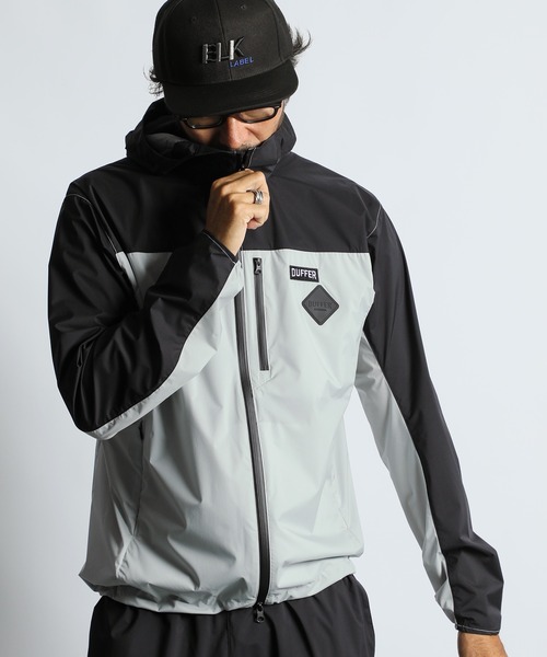 ダファーブラックレーベル2層構造パーテックスライトシェルセットアップセットＬ BLACK LABEL〕PERTEX SHIELD LIGHT SHELL PARKA：セットアップ 2層構造