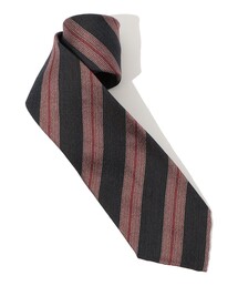 トゥモローランド ネイビー ストライプ ネクタイ TOMORROWLAND｜トゥモローランドのネクタイ（ブルー・ネイビー