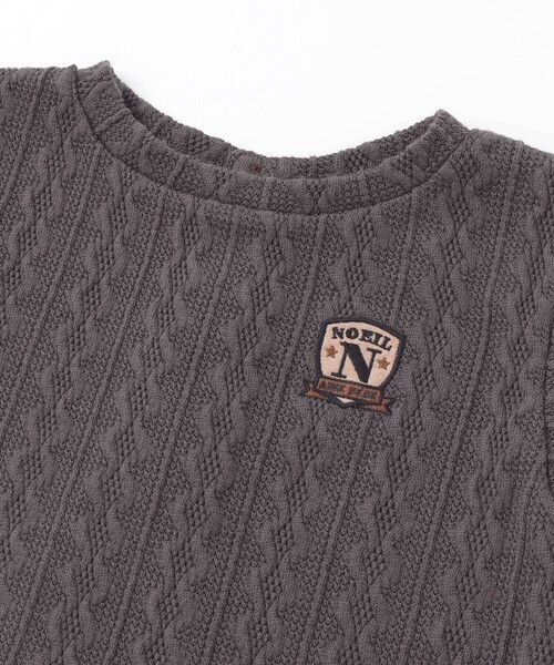 Noeil aime BeBe（ノイユエイムベベ）の「【お揃い】タータンチェックワンピース＋ケーブルジャガードベストセット（ワンピース・キッズ・レッド系その他/ブルー系その他2・120cm/110cm/130cm/100cm）」の16枚目の写真