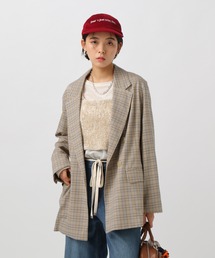 BAYFLOW | [シャツ感覚で羽織れる]チェックテーラードジャケット(テーラードジャケット)