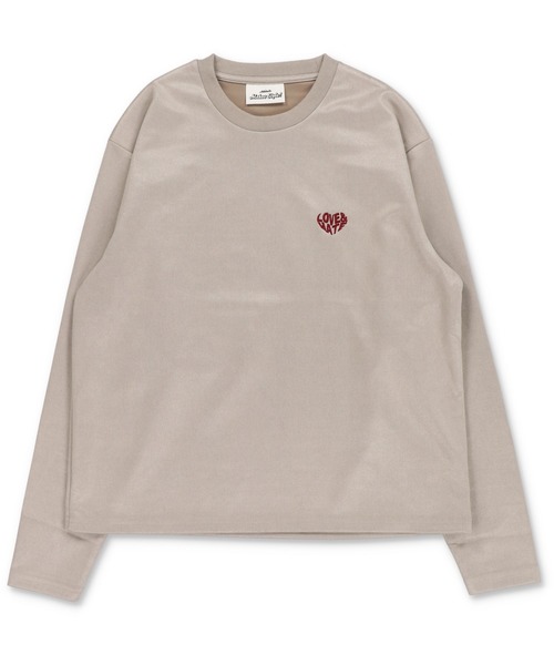 SPINNS（スピンズ）の「短丈フェイクスエードワンポイントスウェット/ワンポイントハート/ショート丈（スウェット・メンズ・ブルー/チャコール/アイボリー・ONESIZE）」の20枚目の写真