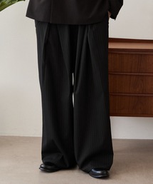 LUCY | LUCY/【25年秋冬新作】クロスタックバギースラックス(スラックス)