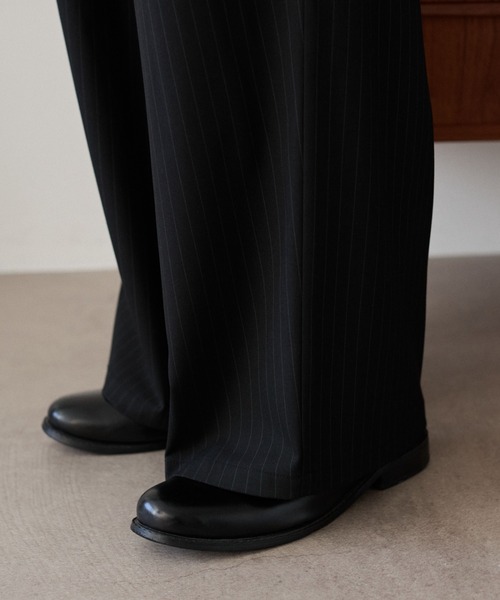 LUCY（ルーシー）の「LUCY/【25年秋冬新作】クロスタックバギースラックス（スラックス・メンズ・ブラック/グレー系その他4/ブラック系その他4・MEDIUM/LARGE）」の12枚目の写真