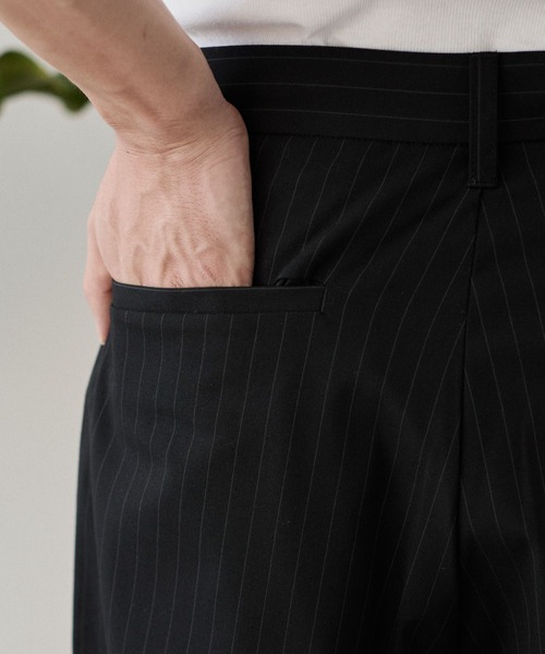 LUCY（ルーシー）の「LUCY/【25年秋冬新作】クロスタックバギースラックス（スラックス・メンズ・ブラック/グレー系その他4/ブラック系その他4・MEDIUM/LARGE）」の13枚目の写真