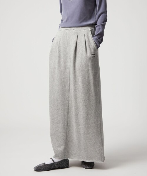 CITEN(シテン)の「<CITEN>スウェットナロースカート(スカート・レディース・ブラック/ライトグレー/マスタード・S/M)」の1枚目の写真