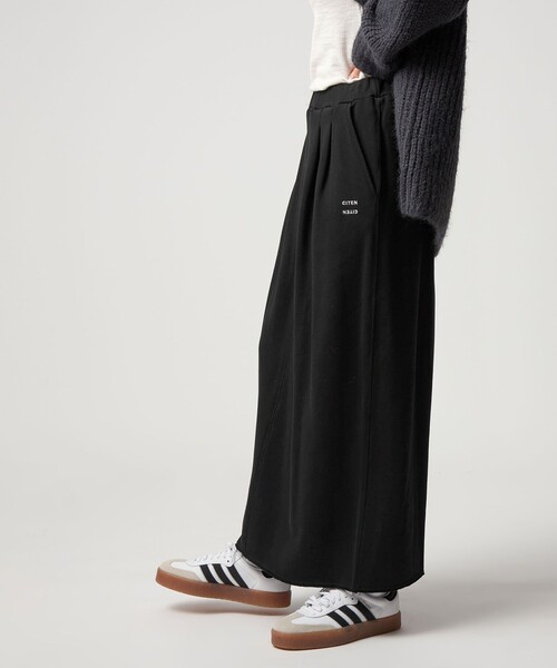 CITEN(シテン)の「<CITEN>スウェットナロースカート(スカート・レディース・ブラック/ライトグレー/マスタード・S/M)」の6枚目の写真