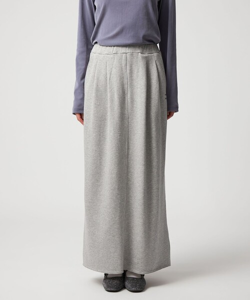 CITEN(シテン)の「<CITEN>スウェットナロースカート(スカート・レディース・ブラック/ライトグレー/マスタード・S/M)」の10枚目の写真