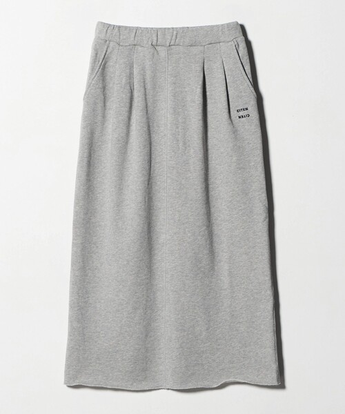 CITEN(シテン)の「<CITEN>スウェットナロースカート(スカート・レディース・ブラック/ライトグレー/マスタード・S/M)」の13枚目の写真