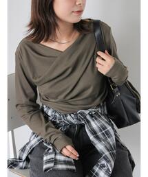 ehka sopo | ドレープカットソー(Tシャツ/カットソー)