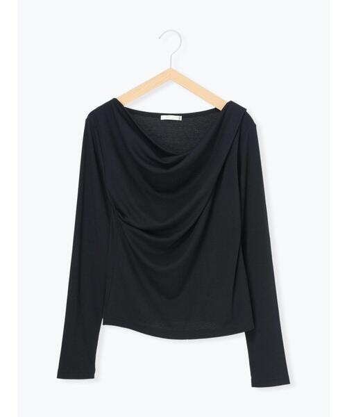 ehka sopo（エヘカソポ）の「ドレープカットソー（Tシャツ/カットソー・レディース・オフホワイト/カーキ/ブラック・F）」の22枚目の写真