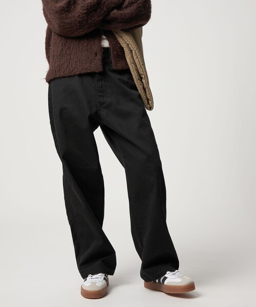 CITEN（シテン）の「＜CITEN＞バルーンペインターパンツ（チノパンツ・メンズ・ライトグレー/ブラック・M/L/S）」の2枚目の写真