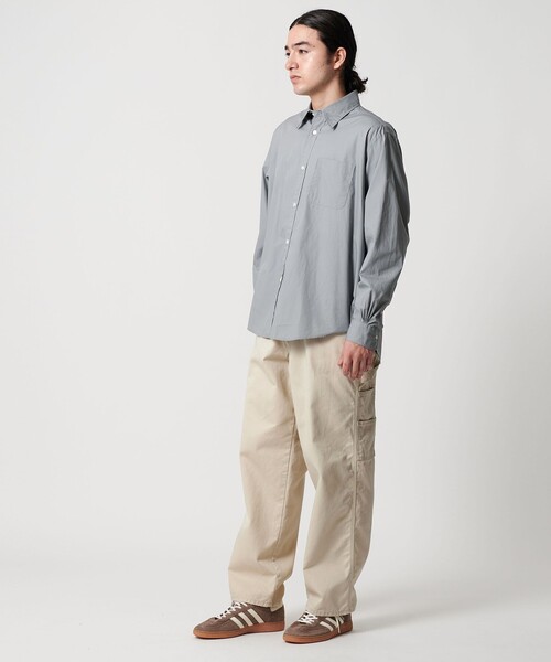 CITEN（シテン）の「＜CITEN＞バルーンペインターパンツ（チノパンツ・メンズ・ライトグレー/ブラック・M/L/S）」の17枚目の写真