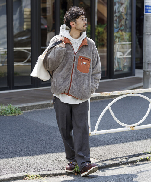 セール】リラックスフィット ワンポイントロゴ リバーシブル ナイロン