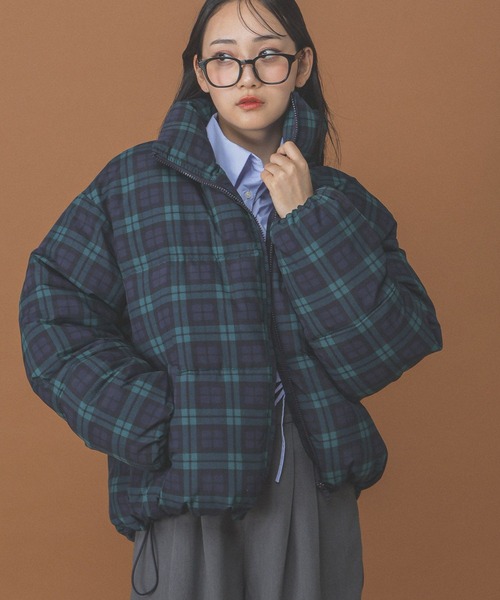 3.3 Field Trip （3.3フィールドトリップ）の「3.3 Field Trip／アソートパファージャケット（ダウンジャケット/コート・レディース・ベージュ/ブラック×ホワイト/ブラック×グリーン/ブラック・MEDIUM）」の22枚目の写真