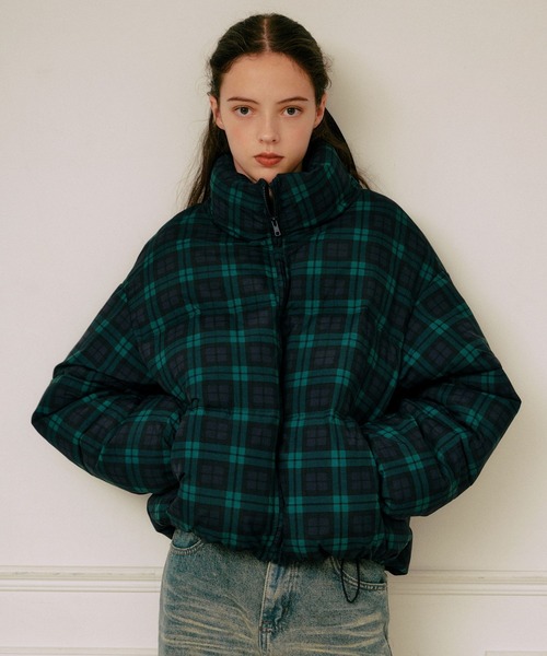 3.3 Field Trip （3.3フィールドトリップ）の「3.3 Field Trip／アソートパファージャケット（ダウンジャケット/コート・レディース・ベージュ/ブラック×ホワイト/ブラック×グリーン/ブラック・MEDIUM）」の7枚目の写真