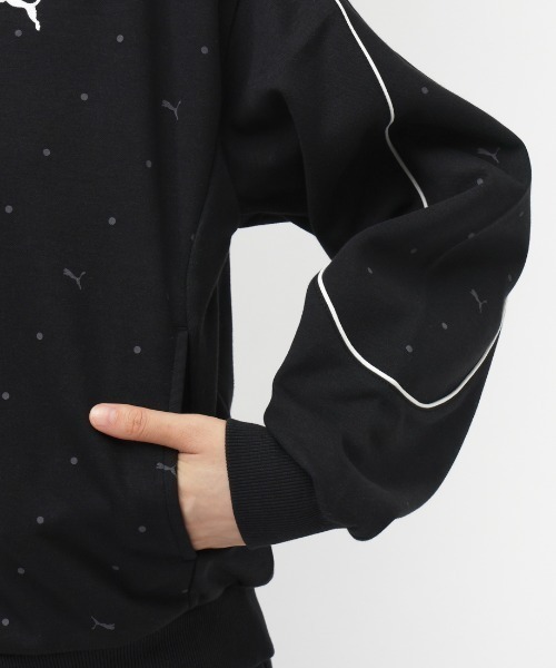 PUMA(プーマ)の「プーマ PUMA CORE HERITAGE MX トラック JKT_(ジャージ・レディース・グリーン/ブラック/チャコールグレー・M/L)」の10枚目の写真