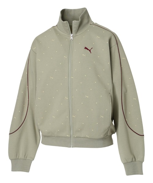 PUMA(プーマ)の「プーマ PUMA CORE HERITAGE MX トラック JKT_(ジャージ・レディース・グリーン/ブラック/チャコールグレー・M/L)」の21枚目の写真