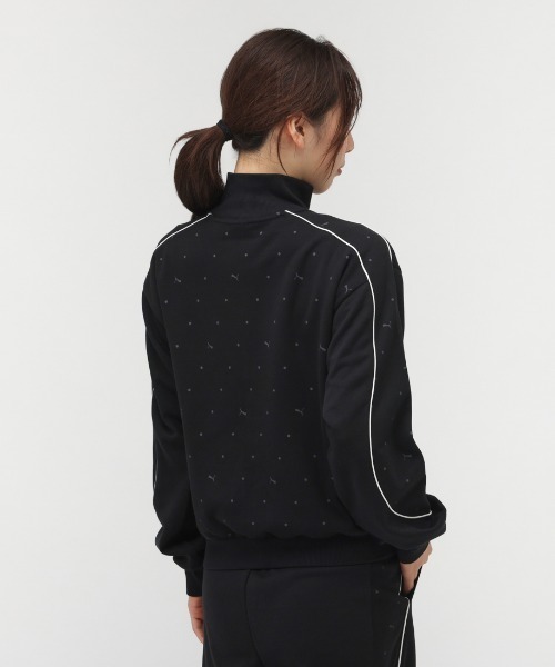 PUMA(プーマ)の「プーマ PUMA CORE HERITAGE MX トラック JKT_(ジャージ・レディース・グリーン/ブラック/チャコールグレー・M/L)」の6枚目の写真
