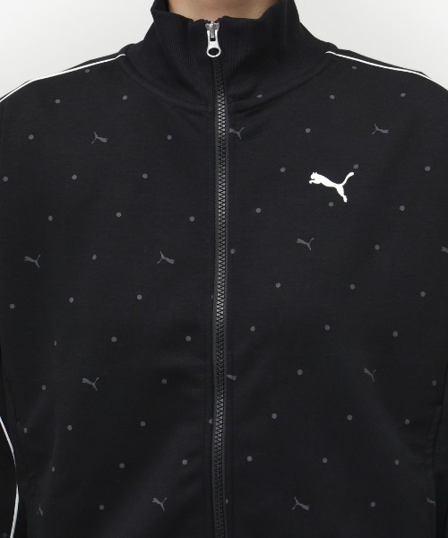 PUMA(プーマ)の「プーマ PUMA CORE HERITAGE MX トラック JKT_(ジャージ・レディース・グリーン/ブラック/チャコールグレー・M/L)」の9枚目の写真