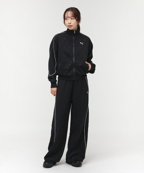 PUMA(プーマ)の「プーマ PUMA CORE HERITAGE MX トラック JKT_(ジャージ・レディース・グリーン/ブラック/チャコールグレー・M/L)」の17枚目の写真
