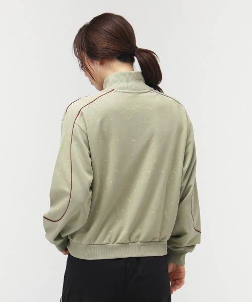 PUMA(プーマ)の「プーマ PUMA CORE HERITAGE MX トラック JKT_(ジャージ・レディース・グリーン/ブラック/チャコールグレー・M/L)」の5枚目の写真