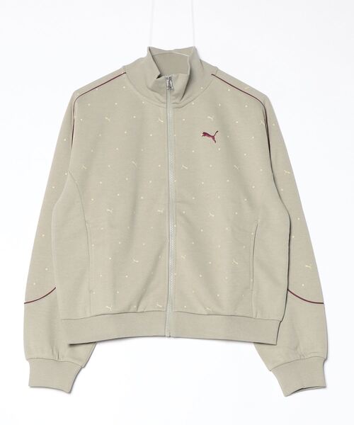 PUMA(プーマ)の「プーマ PUMA CORE HERITAGE MX トラック JKT_(ジャージ・レディース・グリーン/ブラック/チャコールグレー・M/L)」の20枚目の写真