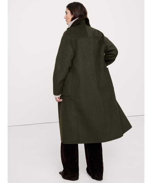 リバーシブル ダブルフェイス トップコート（チェスターコート