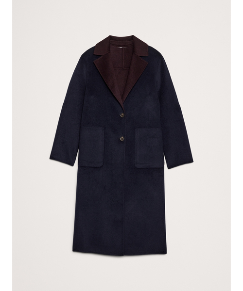 リバーシブル ダブルフェイス トップコート（チェスターコート
