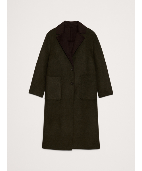 Banana Republic（バナナリパブリック）の「リバーシブル ダブルフェイス トップコート（チェスターコート・レディース・ワイン/オリーブ/ベージュ/ブラック・M/S/XS/L）」の16枚目の写真