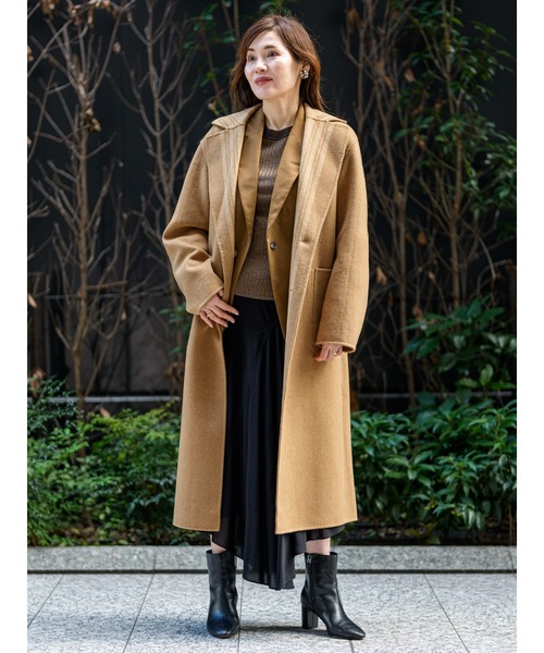 リバーシブル ダブルフェイス トップコート（チェスターコート