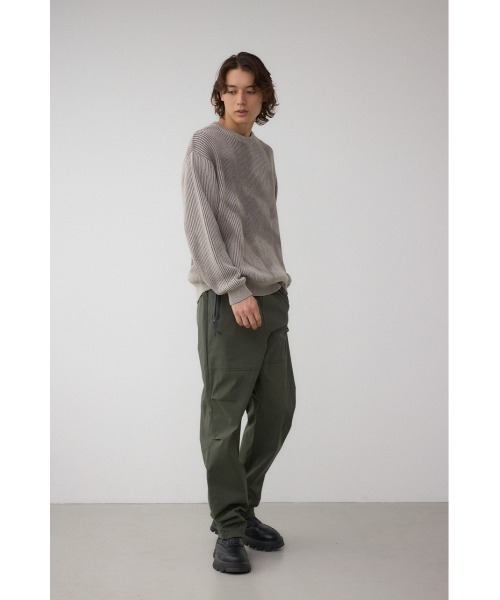 AZUL by moussy（アズールバイマウジー）の「シャドウスプレーリブニット（ニット/セーター・メンズ・ブラック/ベージュ/ネイビー・MEDIUM/LARGE）」の19枚目の写真