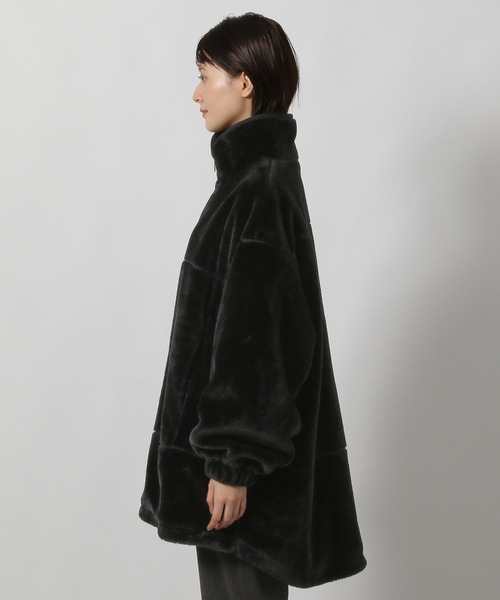 LAKOLE（ラコレ）の「スタンドボアブルゾン / 496631（ブルゾン・レディース・カーキ/ブラック/モカ・FREE）」の18枚目の写真