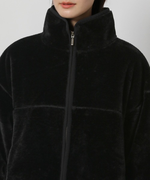 LAKOLE（ラコレ）の「スタンドボアブルゾン / 496631（ブルゾン・レディース・カーキ/ブラック/モカ・FREE）」の21枚目の写真