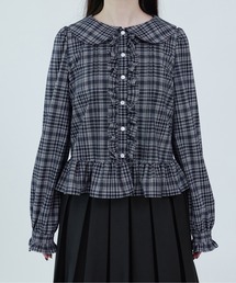 ネイビー」に該当するトップス（フリル）ファッション通販