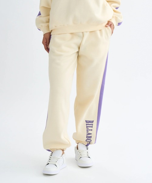 BILLABONG(ビラボン)の「BILLABONG レディース SINCE73 SWEAT LONG P セットアップボトムス 【2025年秋冬モデル】 @autumn /ビラボンセットアップ対応ウエストゴム裏起毛サイドラインロゴスウェットパンツ(スウェットパンツ・レディース・アイボリー・MEDIUM/LARGE)」の18枚目の写真