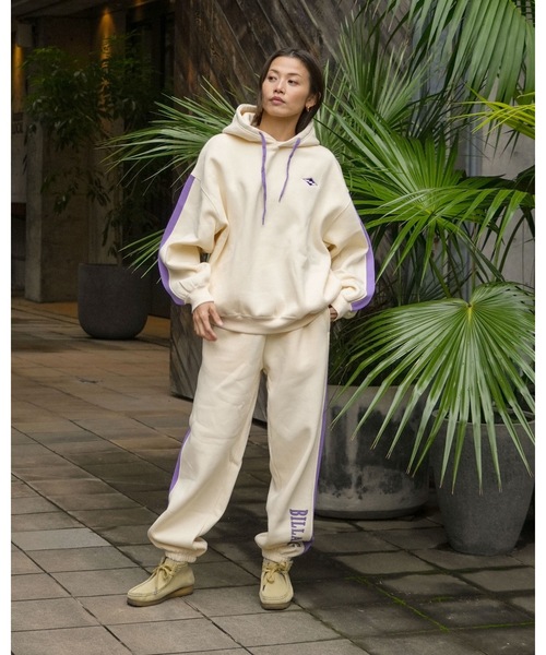 BILLABONG(ビラボン)の「BILLABONG レディース SINCE73 SWEAT LONG P セットアップボトムス 【2025年秋冬モデル】 @autumn /ビラボンセットアップ対応ウエストゴム裏起毛サイドラインロゴスウェットパンツ(スウェットパンツ・レディース・アイボリー・MEDIUM/LARGE)」の10枚目の写真