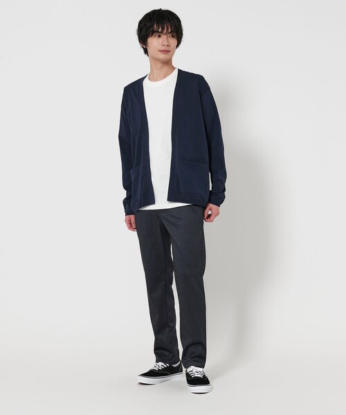 A DAY IN THE LIFE UNITED ARROWS(アデイインザライフユナイテッドアローズ)の「カーディガン+Tシャツ -セットアイテム・ハンドウォッシャブル-<A DAY IN THE LIFE>(カーディガン/ボレロ・メンズ・オレンジ/ネイビー/その他1・L/M/S)」の7枚目の写真
