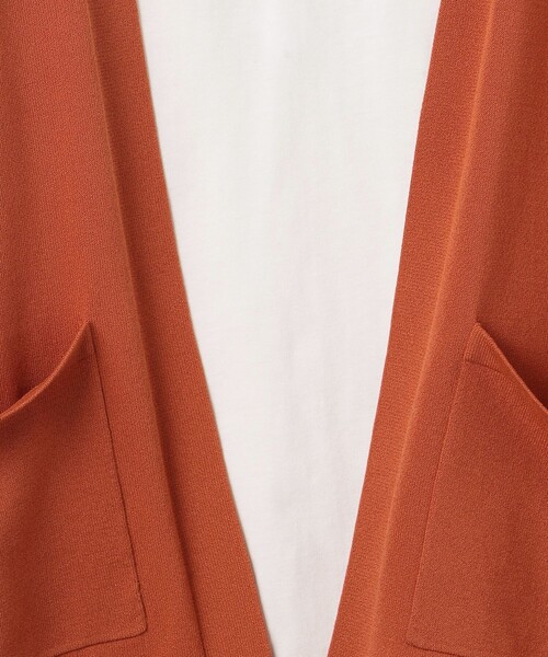 A DAY IN THE LIFE UNITED ARROWS(アデイインザライフユナイテッドアローズ)の「カーディガン+Tシャツ -セットアイテム・ハンドウォッシャブル-<A DAY IN THE LIFE>(カーディガン/ボレロ・メンズ・オレンジ/ネイビー/その他1・L/M/S)」の16枚目の写真