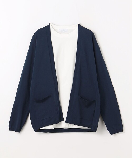 A DAY IN THE LIFE UNITED ARROWS(アデイインザライフユナイテッドアローズ)の「カーディガン+Tシャツ -セットアイテム・ハンドウォッシャブル-<A DAY IN THE LIFE>(カーディガン/ボレロ・メンズ・オレンジ/ネイビー/その他1・L/M/S)」の20枚目の写真