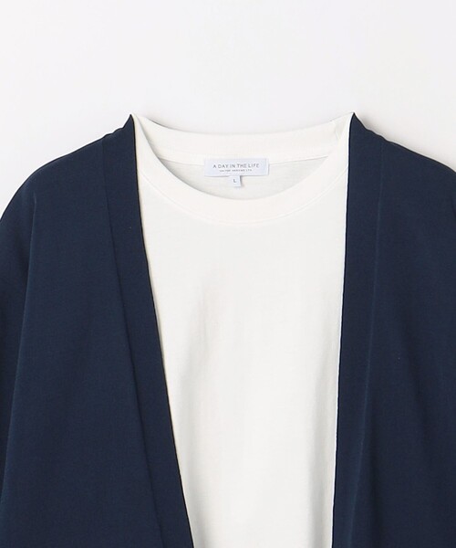 A DAY IN THE LIFE UNITED ARROWS(アデイインザライフユナイテッドアローズ)の「カーディガン+Tシャツ -セットアイテム・ハンドウォッシャブル-<A DAY IN THE LIFE>(カーディガン/ボレロ・メンズ・オレンジ/ネイビー/その他1・L/M/S)」の22枚目の写真