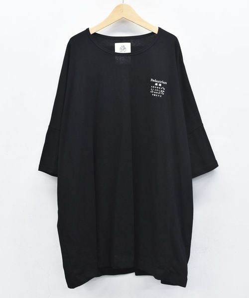 STOF（ストフ）の「TRIBE EMBROI BIG TEE（Tシャツ/カットソー・メンズ・ホワイト/ブラック・S/M）」の13枚目の写真