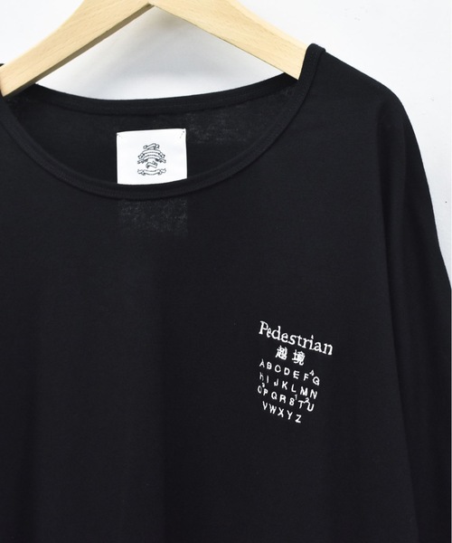 STOF（ストフ）の「TRIBE EMBROI BIG TEE（Tシャツ/カットソー・メンズ・ホワイト/ブラック・S/M）」の14枚目の写真