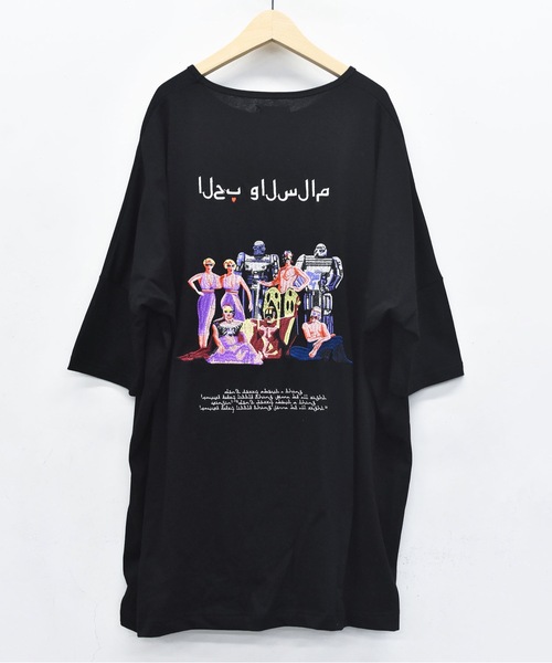STOF（ストフ）の「TRIBE EMBROI BIG TEE（Tシャツ/カットソー・メンズ・ホワイト/ブラック・S/M）」の15枚目の写真