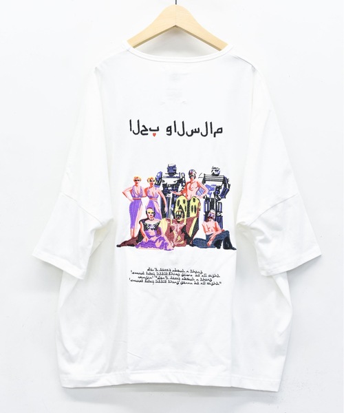 STOF（ストフ）の「TRIBE EMBROI BIG TEE（Tシャツ/カットソー・メンズ・ホワイト/ブラック・S/M）」の20枚目の写真