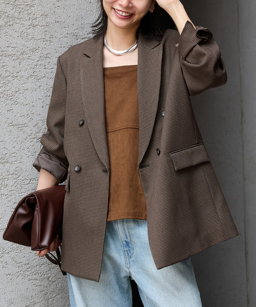 追加3》ウールライクストレッチジャケット（テーラード