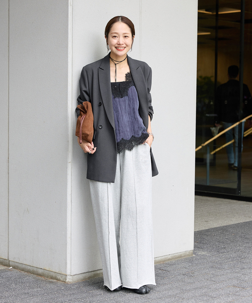 追加3》ウールライクストレッチジャケット（テーラードジャケット