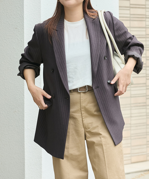 追加3》ウールライクストレッチジャケット（テーラードジャケット