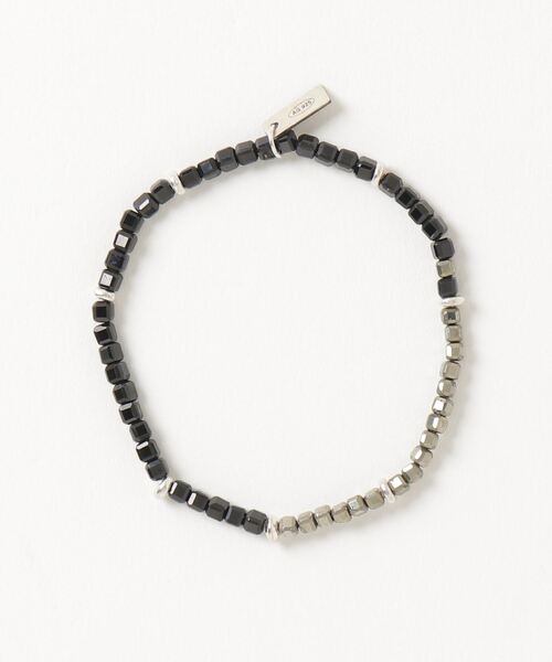 HYPNOTIZE/ヒプノタイズ/CUBU GEMSTONE BRACELET_BLACK（ブレスレット 