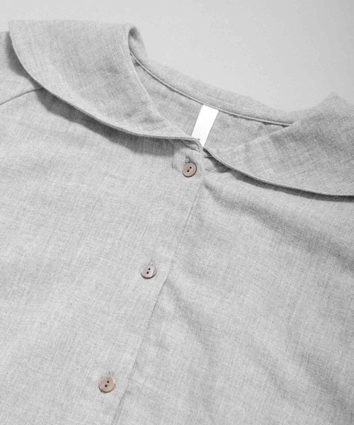 Kelen(ケレン)の「「KELEN / ケレン」セーラーカラーコットンワンピース(ワンピース・レディース・ライトベージュ/ブルー/チャコールグレー/ライトグレー・S/M)」の22枚目の写真