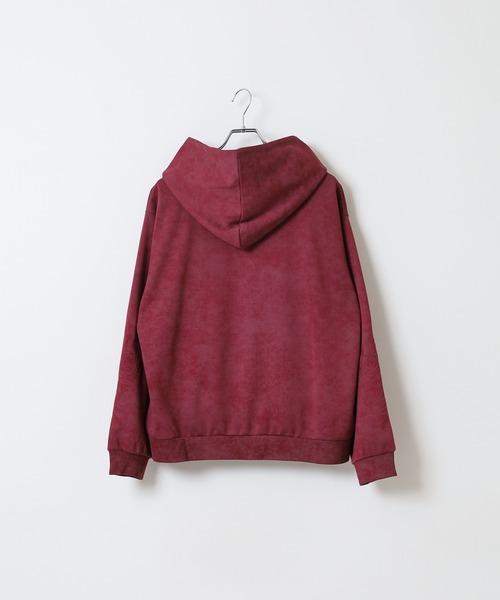FUNALIVE(ファンアライブ)の「袖バラ刺繍ポンチ ダブルZIPパーカー(パーカー・メンズ・ブラウン/ブラック/ワイン・L/M)」の12枚目の写真